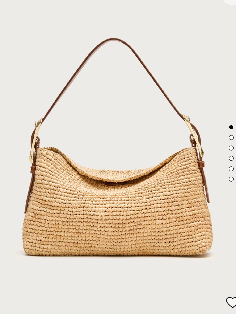 J Crew Berkeley small handknotted shoulder bag in raffia - Picture 5 of 8